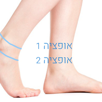 איך מודדים את היקף פרק כף הרגל? (לחצי לקריאת ההסבר)
