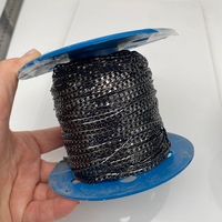 שרשרת גורמט פליז בציפוי בלאק גאן - שחור מטאלי (8)