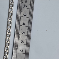 שרשרת גורמט פליז בציפוי ניקל 3