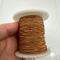 שרשרת פנצר פליז- גלם ללא ציפוי, רוחב 1.2 ממ, 2 ממ, 3 ממ (10)