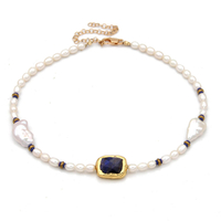 קומבינציית שרשראות - LABRADORITE