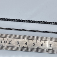 שרשרת פנצר פליז בציפוי בלאק גאן - שחור מטאלי (6)