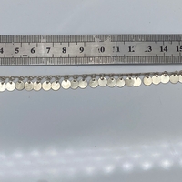 שרשרת פליז בעבודת יד עם תליוני מטבעות 2