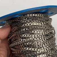 שרשרת גורמט פליז בציפוי ניקל 3 מידות (43)