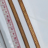 שרשרת פוקסטייל פליז רוחב 9 ממ ללא ציפוי (16)