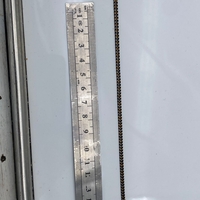 שרשרת פנצר פליז בציפוי שחור מגולח רוחב 3 ממ (5)