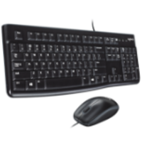 סט מקלדת ועכבר חוטי Logitech MK120