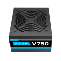 ספק כוח ANTEC ATOM V750 Active PFC 120MM silent fan non-mudular