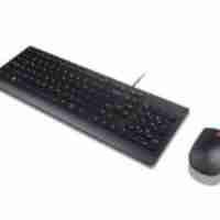 סט חוטי Lenovo Essential Wired Keyboard and Mouse Black