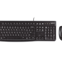 סט מקלדת ועכבר חוטי Logitech MK120