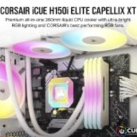 קרור לבן Corsair iCUE H150i Elite CAPELLIX XT 3XAF120 RGB Elite