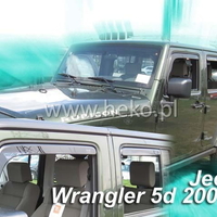 מגני רוח השחלה לגיפ רנגלר JK 2007-2018