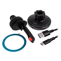 מעמד מגנטי MagSafe עם טעינה אלחוטית