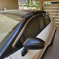 מגני רוח עם פס ניקל לטויוטה CHR 2024 ומעלה