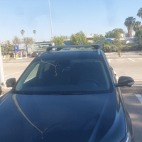 גגון אלומיניום לרכבים עם מוטות אורך צמודים (135 ס