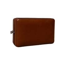 יומידור נסיעות יוקרתי מעור-צבע חום