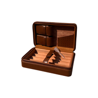 יומידור נסיעות יוקרתי מעור-צבע חום