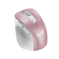 עכבר אלחוטי גיימינג נטען Genius Ergo 9000S PRO BT+WIFI PINK