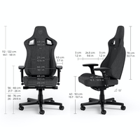 מושב גיימינג בצבע אפור/קרבון Noblechairs EPIC Compact TX Anthracite/Carbon