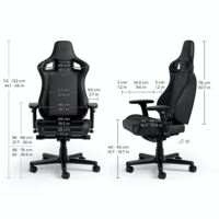 מושב גיימינג משרדי Noblechairs EPIC Compact שחור/קרבון