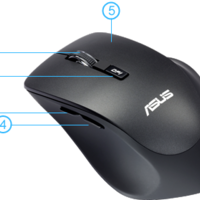 עכבר אלחוטי ארגונומי ASUS WT425 Ergonomic Wireless Mouse