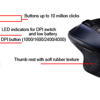 עכבר גיימינג ASUS MW202 Multi-Device Wireless Silent Mouse