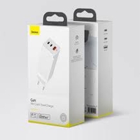 מטען למחשבים ניידים BASEUS 65W TYPE-C GANFAST 20V