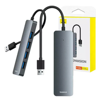 מתאם מפצל Baseus usb3 hub 4 port