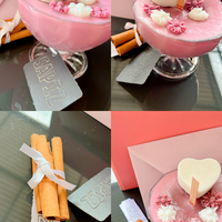 נר ריחני בכלי דגם Pink