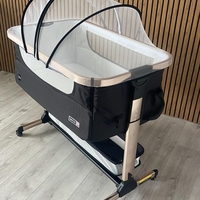 עריסה נצמדת דגם שביט צבע רוז-גולד