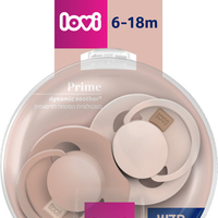 לאבי lovi מוצצי סיליקון מהדורת פריים 6-18 סגול לילך