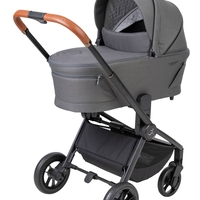 עגלת ספורטליין אקסל CIELO XL UNIQUE 2024 אפור ידית חומה SPORTLINE