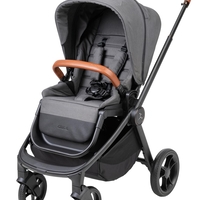 עגלת ספורטליין אקסל CIELO XL UNIQUE 2024 אפור ידית חומה SPORTLINE