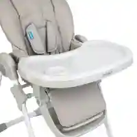 כסא אוכל עולה יורד נשכב הכולל ריפוד דמוי עור פסטו Pesto DLX - שחור Black