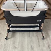 עריסה נצמדת דגם שביט צבע רוז-גולד