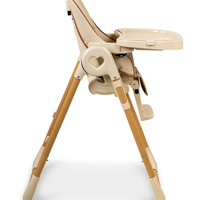 כסא אוכל לתינוק ולילד BÉBÉ דגם woody בז' עץ