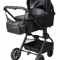 עגלת סיאלו פרו מהדורה מיוחדת Cielo Pro Leather קולקציית 2023 עור שחור