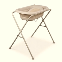 אמבטיה סיליקון מתקפלת כולל מעמד צינורית ומושב אמבטיה דפני מתקפל BEBE