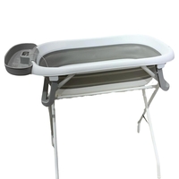 אמבטיה סיליקון+ מעמד+ צינורית+ מד חום בייבי כל