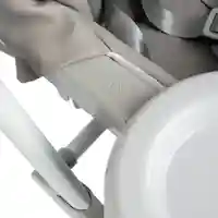 כסא אוכל עולה יורד נשכב הכולל ריפוד דמוי עור פסטו Pesto DLX - שחור Black