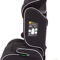 בוסטר ישיבה כולל משענת לרכב בתקינה חדשה דגם Sport R129 צבע הבוסטר שחור