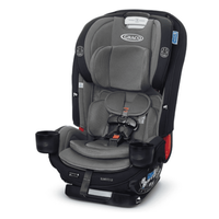 כיסא בטיחות משולב בוסטר SlimFit3 LX - אפור/שחור Stanford