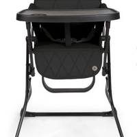 כיסא אוכל מתקפל דגם תבל SUPER BABY צבע שחור