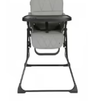 כסא אוכל דגם Tokyo מתקפל ביד אחת מבית Bsmart-טוקיו בצבע ורוד