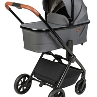 עגלה ULTRA ספורטליין 2024 SPORTLINE אפור/ידית חומה