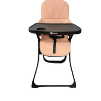 כסא אוכל דגם Tokyo מתקפל ביד אחת מבית Bsmart-טוקיו בצבע ורוד