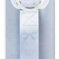 מחזיק מוצץ מהדורת Baby Shower מבית Lovi -תכלת