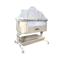 עריסה מתחברת שמנת מאיה BABY QUEENIX