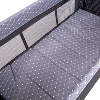 לול פלטינום דו קומתי PLATINUM - אפור כהה Dark Grey Quilt Infanti