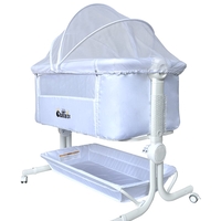 עריסה מתחברת שמנת מאיה BABY QUEENIX